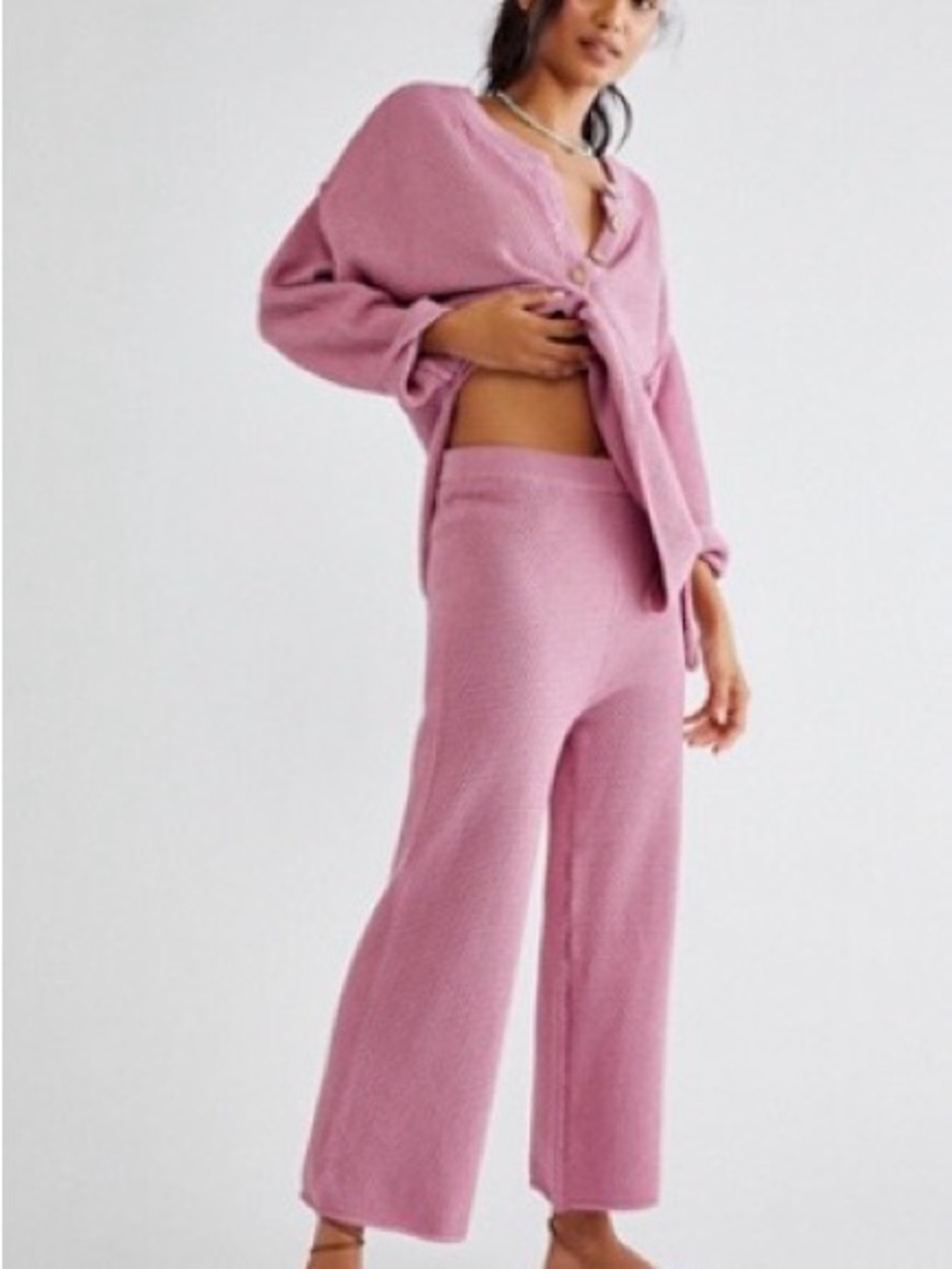 Free People Hailee Knit Sweater Set
